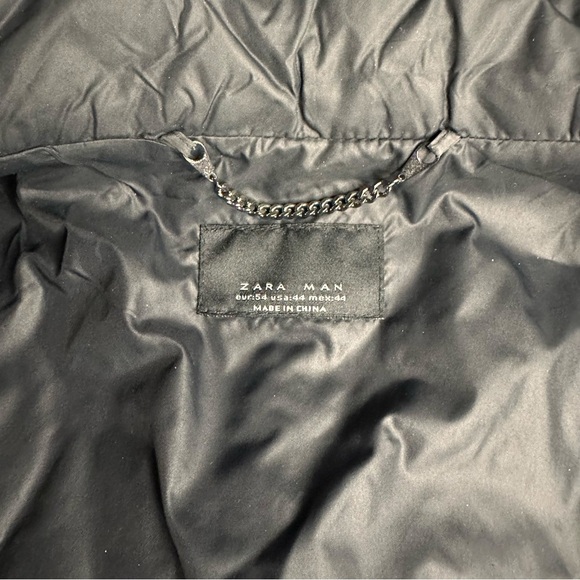 Zara Gray Tweed Blazer, Detachable Vest Combo, Men Size 44 - Picture 6 of 9